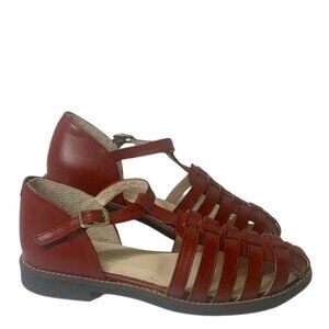 Emelie Red Strappy Sandals. Never worn.